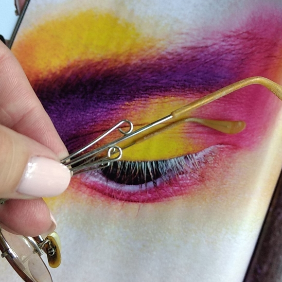 Flashy cateyes! These real deal vintage - Picture 5 of 6